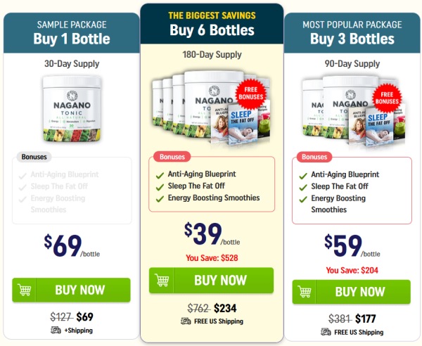 buy nagano lean body tonic canada